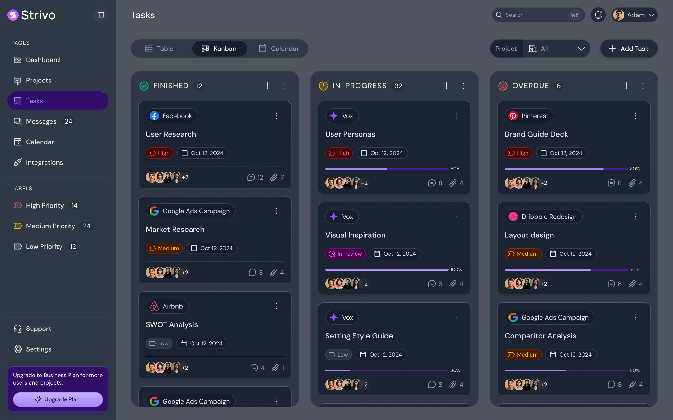 Task Management Web App